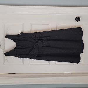 Elegant Black Lace-Style Cocktail Dress (LBD), Size 8
